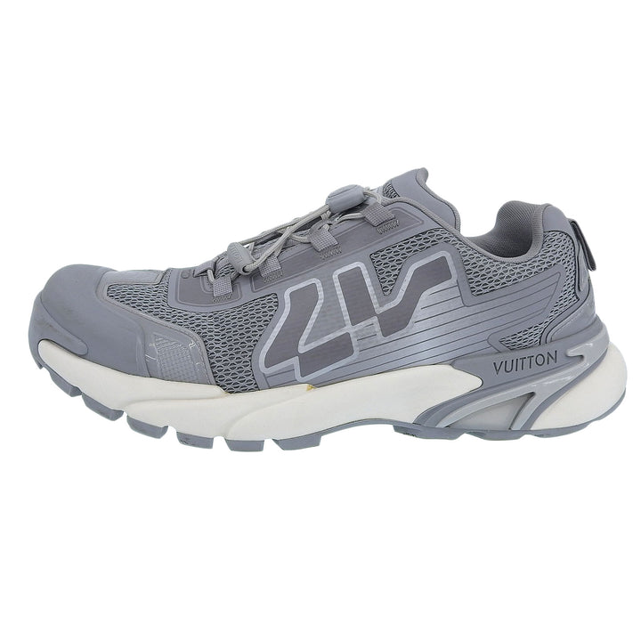 Very Good LOUIS VUITTON sneakers gray mens 7 1AHA87