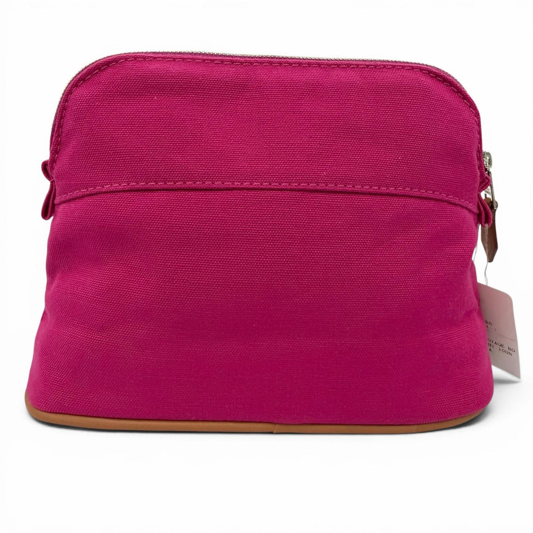 Pristine HERMES Cosmetics Pouch Bored porch PM Towar Officier cotton Women