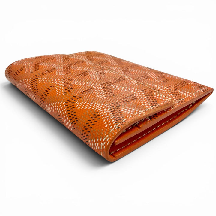 Pristine GOYARD Coin case Marigny Orange series Gojardin Canvas mens
