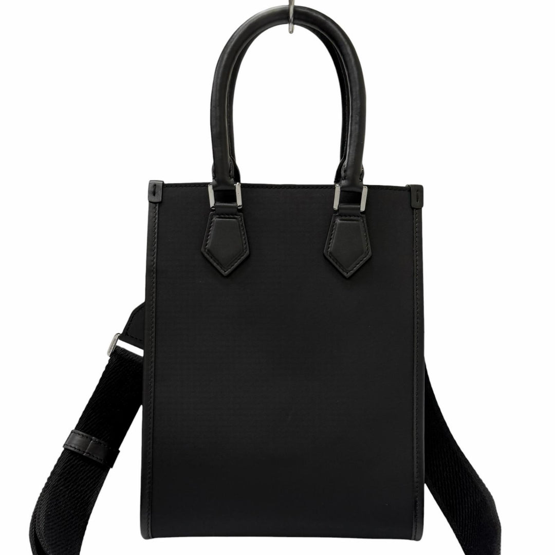 Excellent DOLCE&GABBANA Shoulder Bag Small nylon rubberized logo