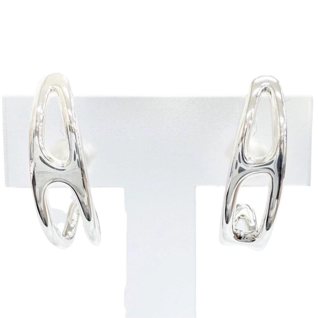 Excellent HERMES Pierce Chaine d'Ancre Punk Pierce Silver 925 Women