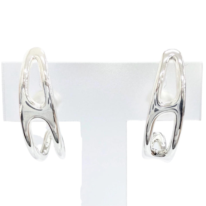 Excellent HERMES Pierce Chaine d'Ancre Punk Pierce Silver 925 Women