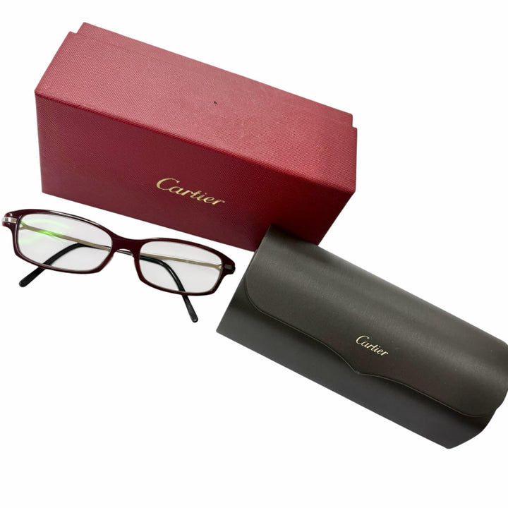 Very Good Cartier Glasses C de Cartier Square frame mens
