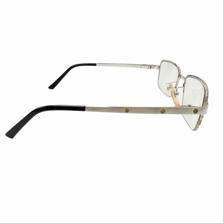 Very Good Cartier Glasses Santos de Cartier Half rim mens
