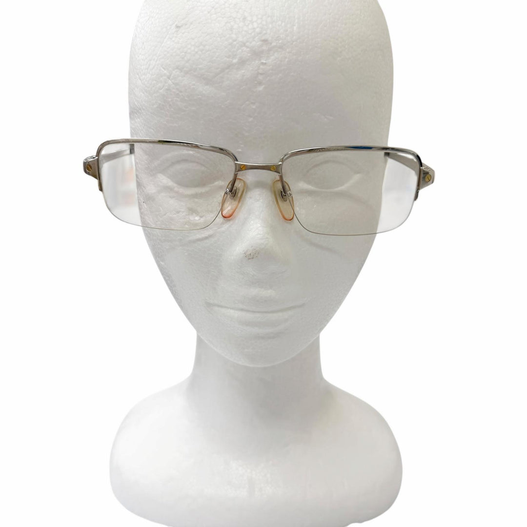 Very Good Cartier Glasses Santos de Cartier Half rim mens