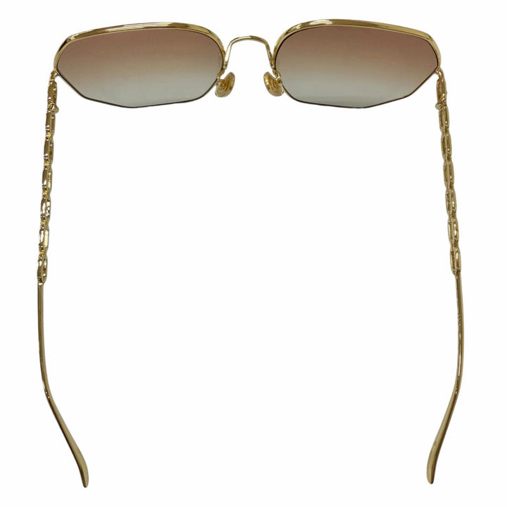 Great LOUIS VUITTON sunglasses My LV Chain Round gold