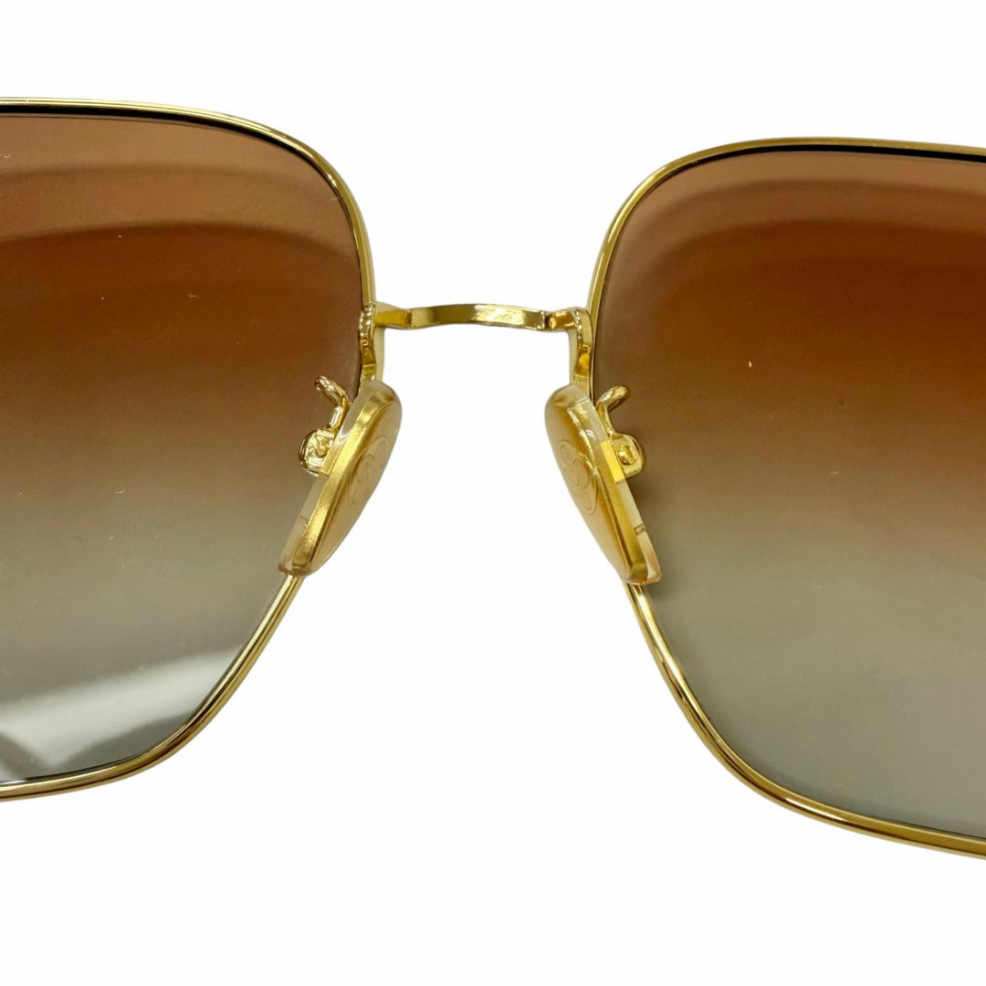 Great LOUIS VUITTON sunglasses My LV Chain Round gold
