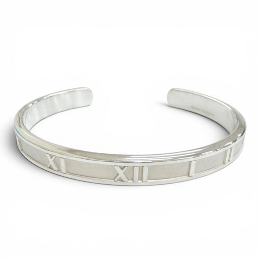 Great TIFFANY&Co. Bangle Atlas bangle Silver 925 Women
