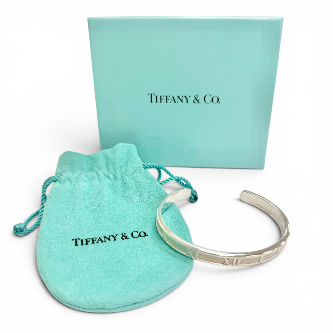 Great TIFFANY&Co. Bangle Atlas bangle Silver 925 Women