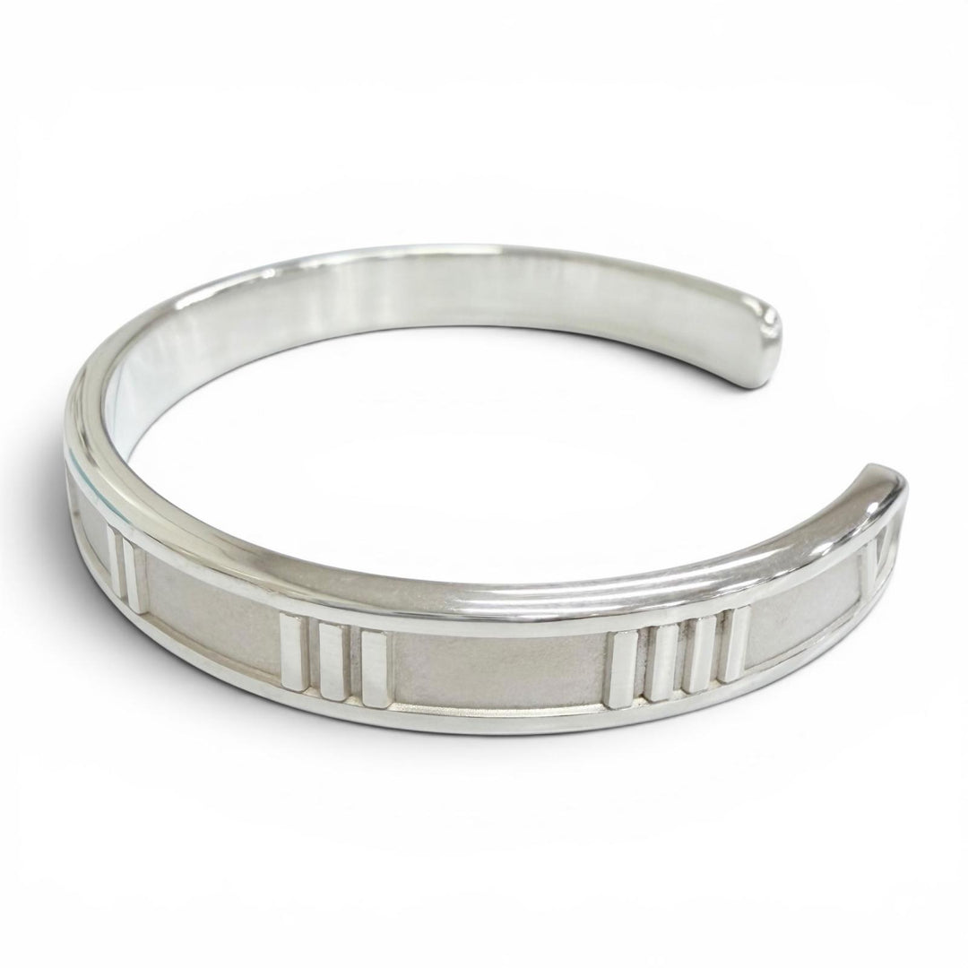 Great TIFFANY&Co. Bangle Atlas bangle Silver 925 Women