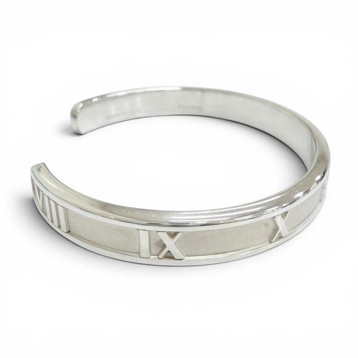 Great TIFFANY&Co. Bangle Atlas bangle Silver 925 Women