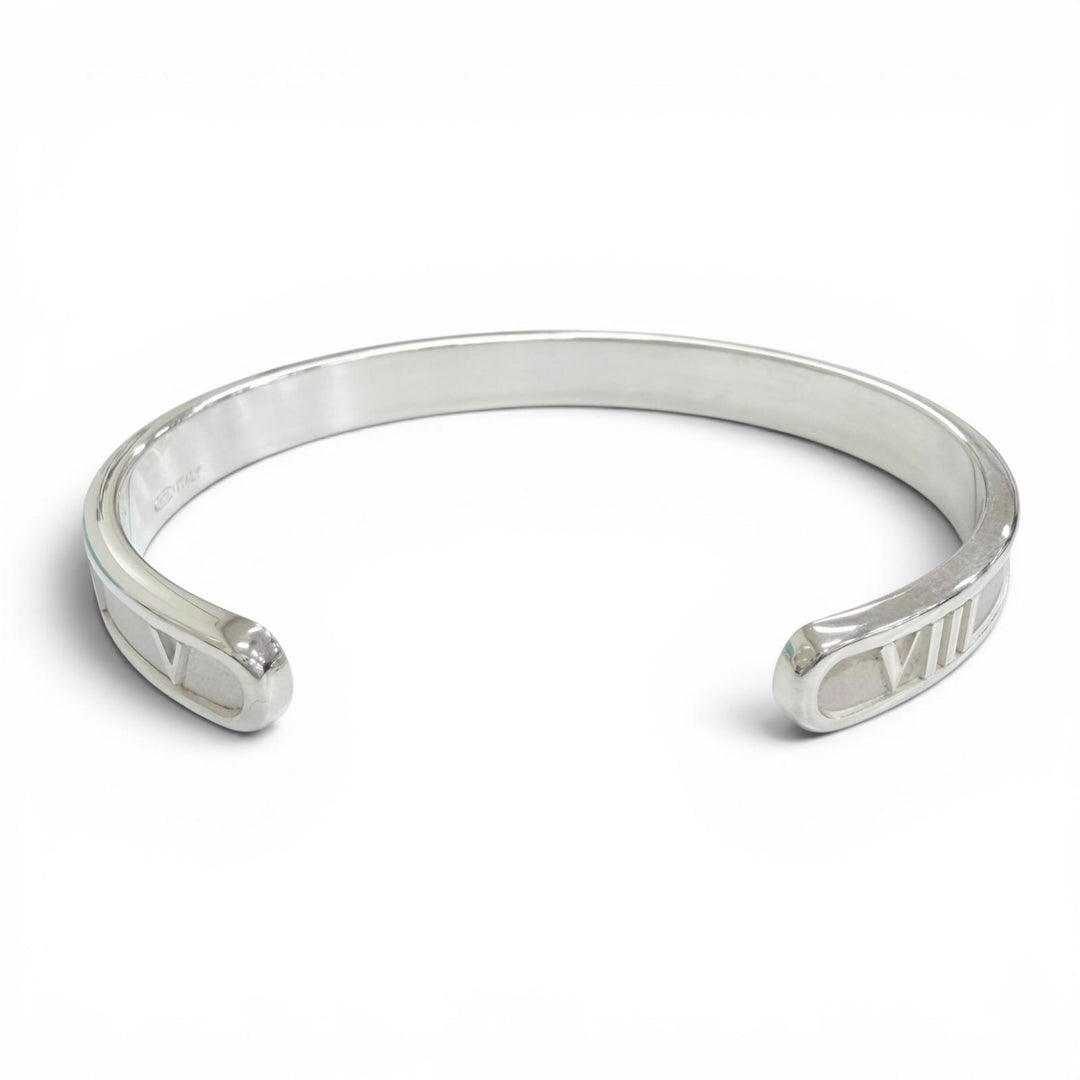 Great TIFFANY&Co. Bangle Atlas bangle Silver 925 Women