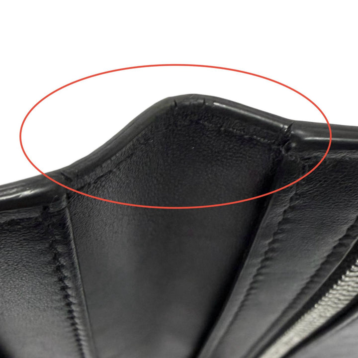 Very Good Maison Margiela Purse 4-Stitch Bifold Wallet black leather mens
