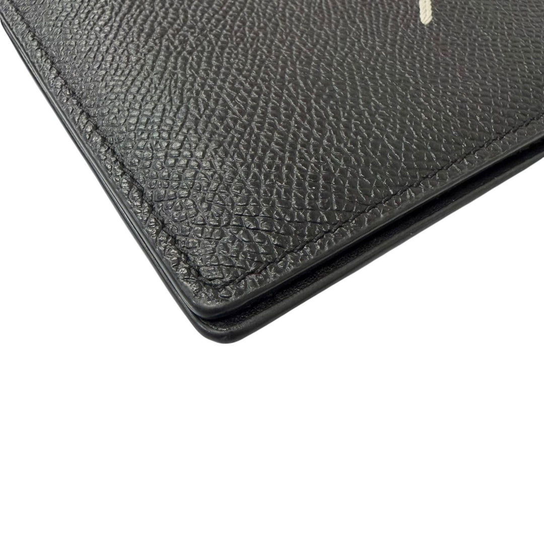 Very Good Maison Margiela Purse 4-Stitch Bifold Wallet black leather mens