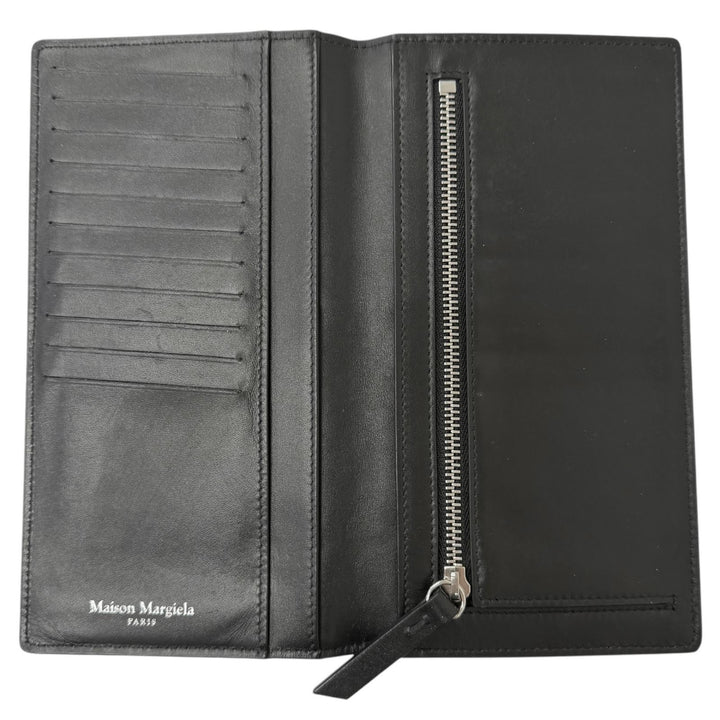 Very Good Maison Margiela Purse 4-Stitch Bifold Wallet black leather mens
