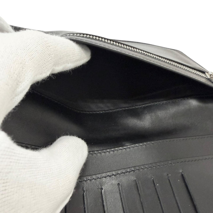 Very Good Maison Margiela Purse 4-Stitch Bifold Wallet black leather mens