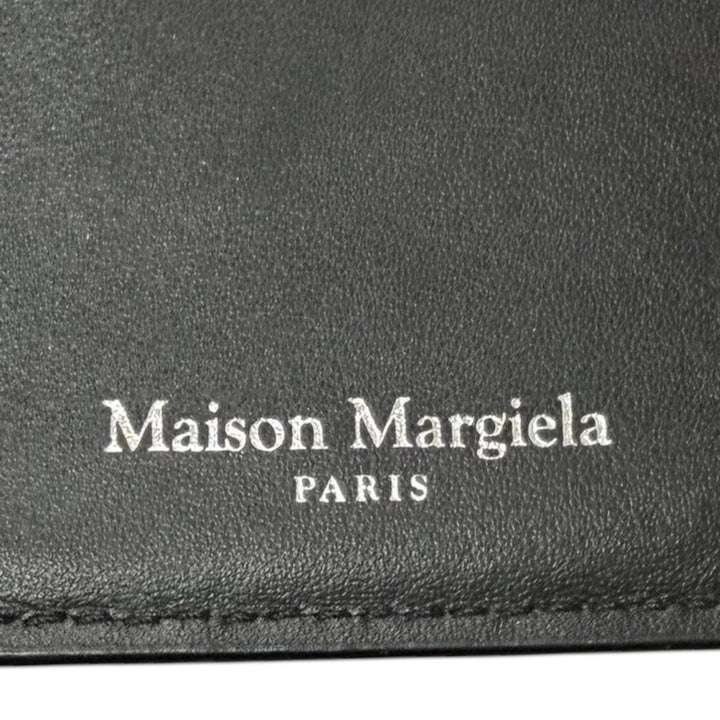 Very Good Maison Margiela Purse 4-Stitch Bifold Wallet black leather mens