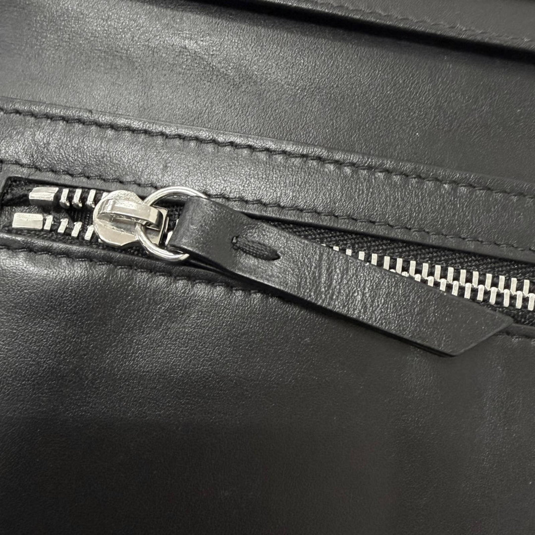 Very Good Maison Margiela Purse 4-Stitch Bifold Wallet black leather mens