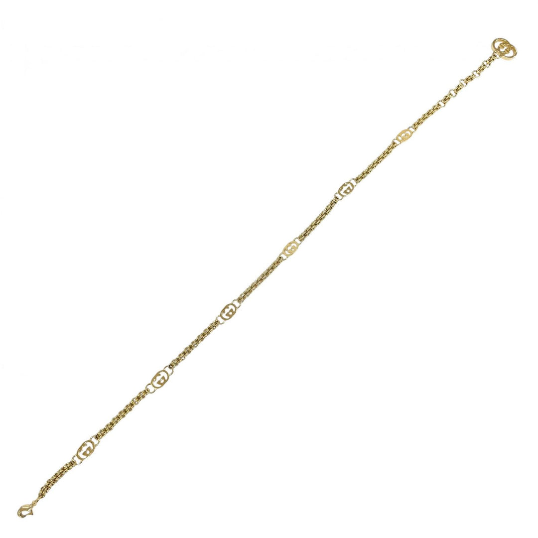 Great GUCCI belt Interlocking G Chain Belt gold ー Women