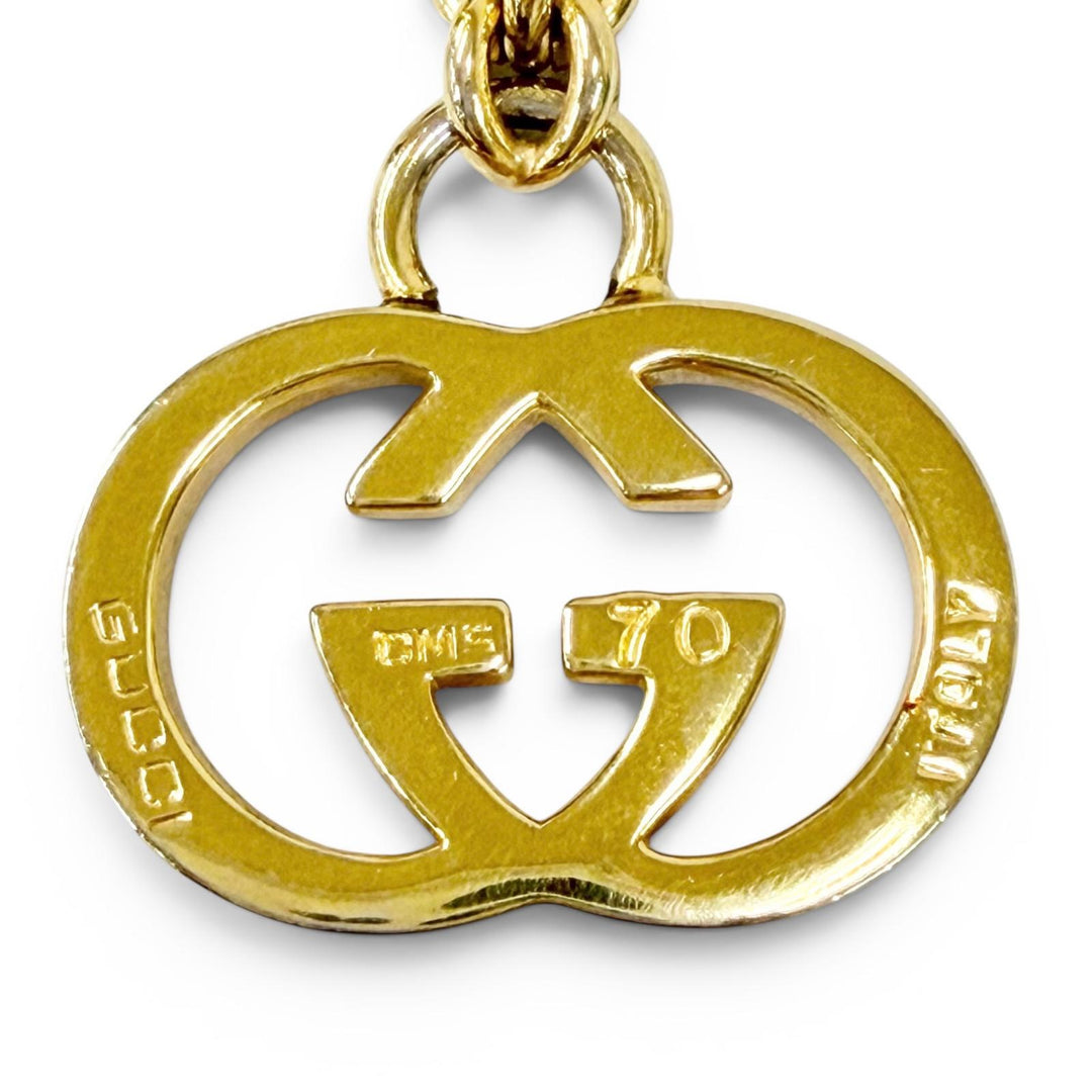 Great GUCCI belt Interlocking G Chain Belt gold ー Women