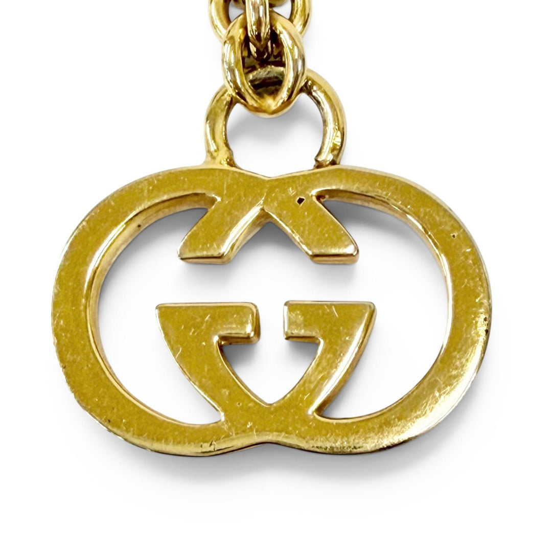 Great GUCCI belt Interlocking G Chain Belt gold ー Women