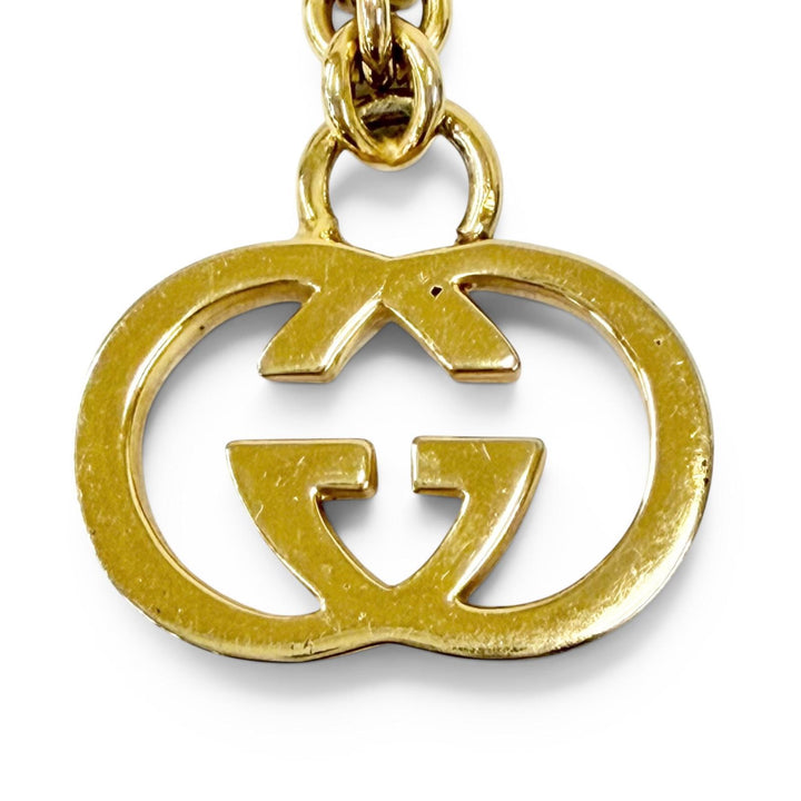 Great GUCCI belt Interlocking G Chain Belt gold ー Women
