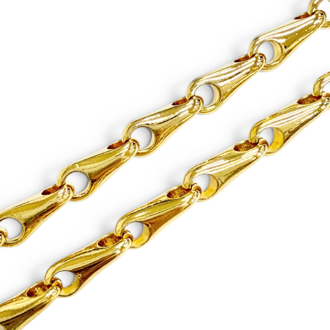 Excellent CELINE Circle Logo Design Chain Necklace Pendant Accessory gold