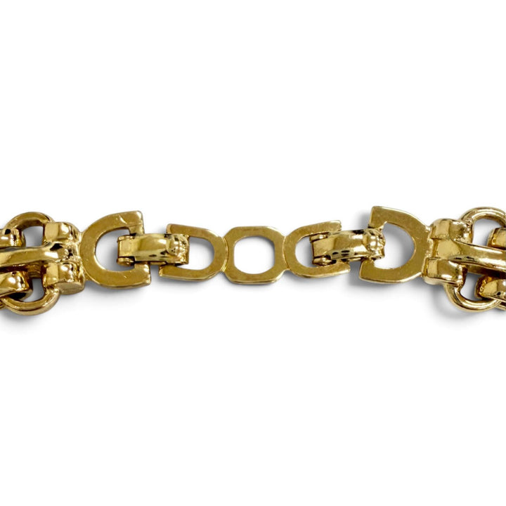 Excellent Christian Dior Necklace Chain Choker Necklace gold Women