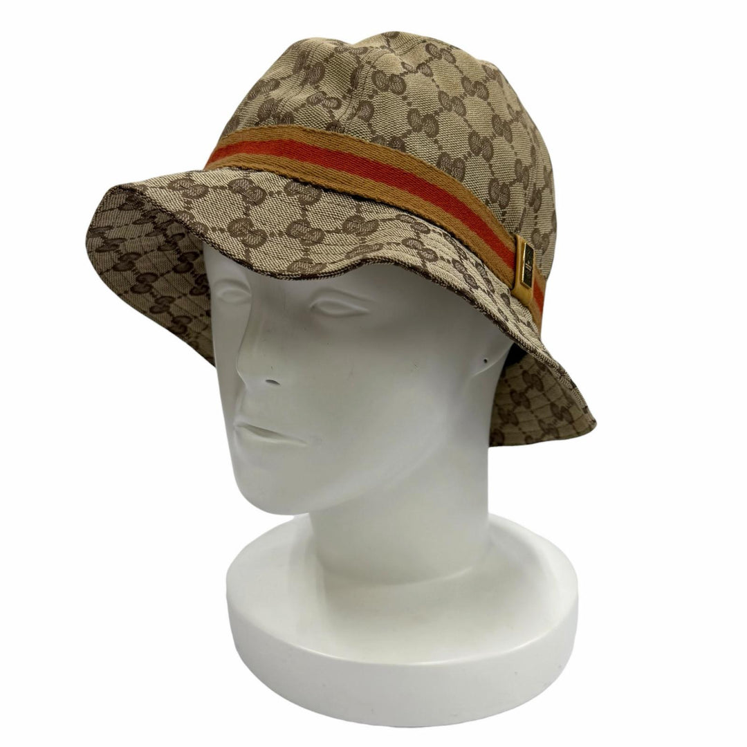 Very Good GUCCI hat beige polyester Women L