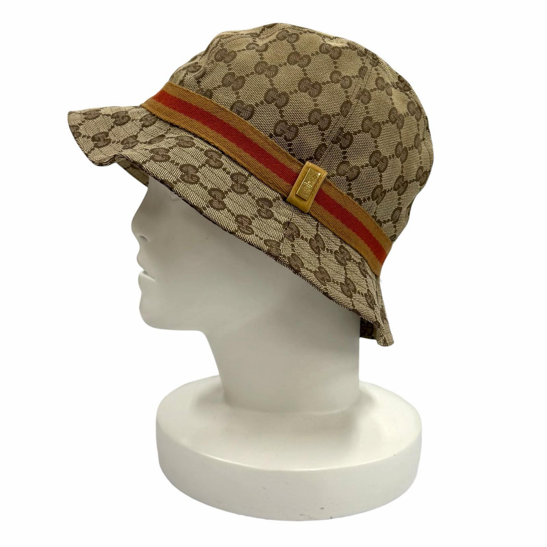 Very Good GUCCI hat beige polyester Women L