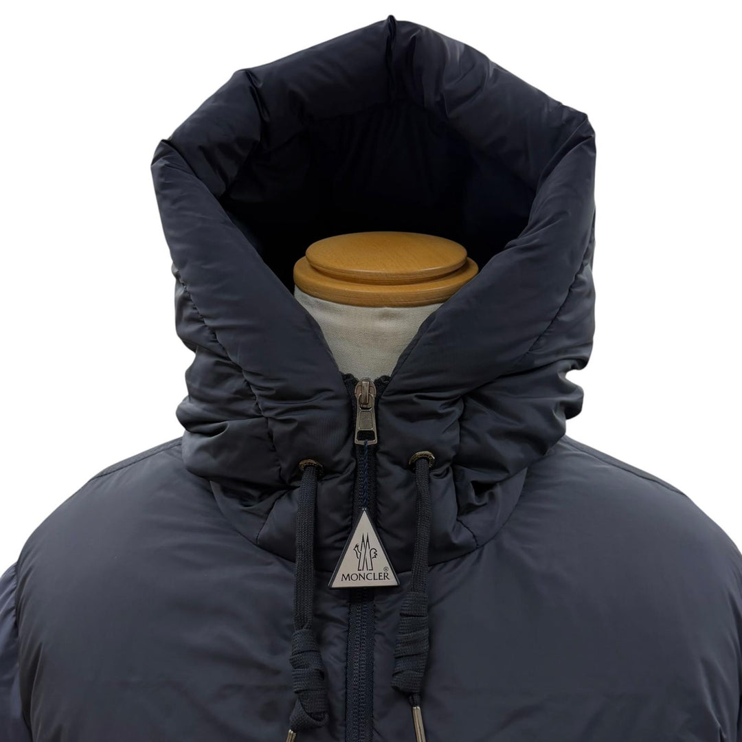 Great MONCLER Down jacket ANDRES Navy wool mens 2