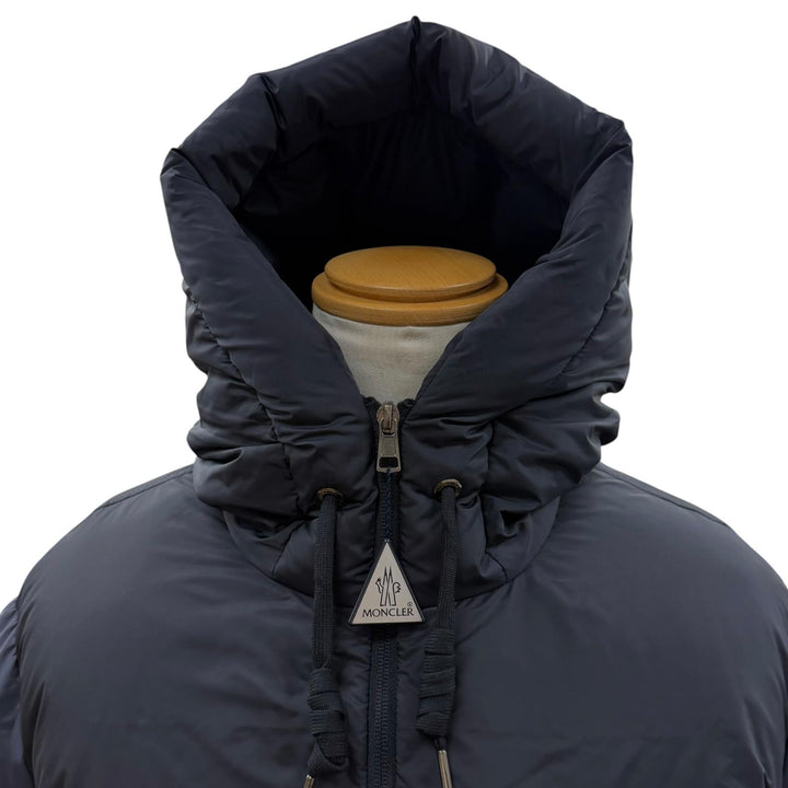 Great MONCLER Down jacket ANDRES Navy wool mens 2