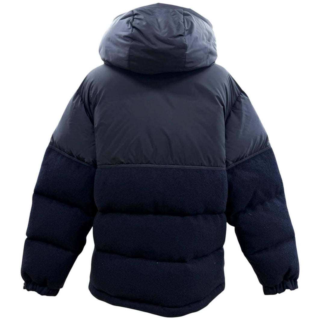 Great MONCLER Down jacket ANDRES Navy wool mens 2