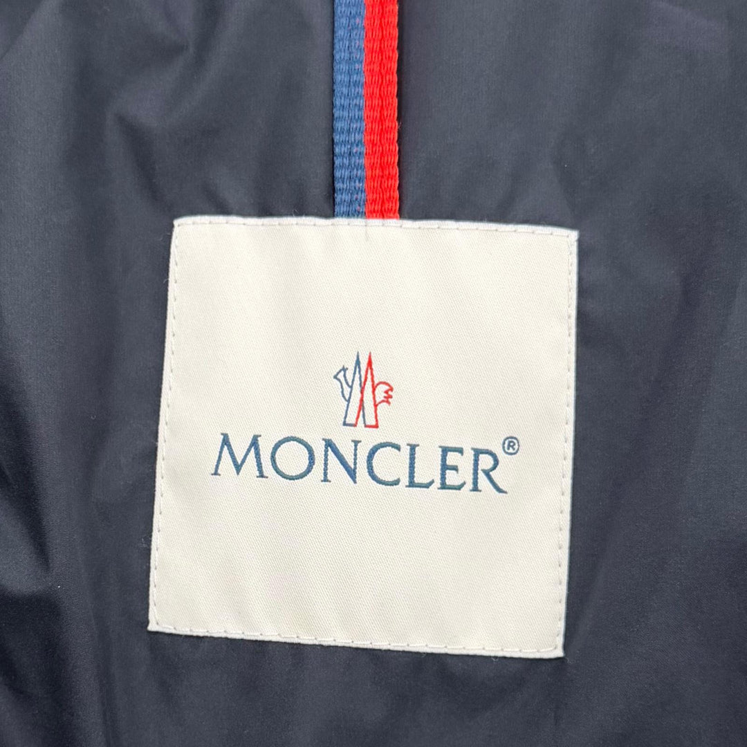 Great MONCLER Down jacket ANDRES Navy wool mens 2