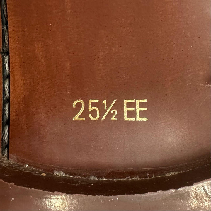Pristine REGAL Leather shoes Punched cap toe straight tip Brown 25.5cm 2794