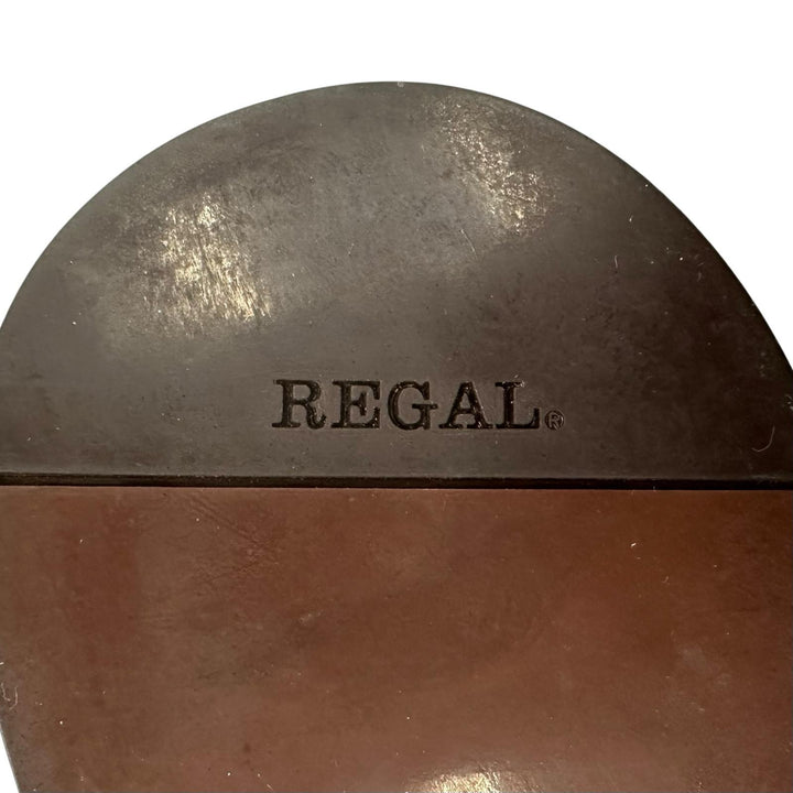 Pristine REGAL Leather shoes Punched cap toe straight tip Brown 25.5cm 2794