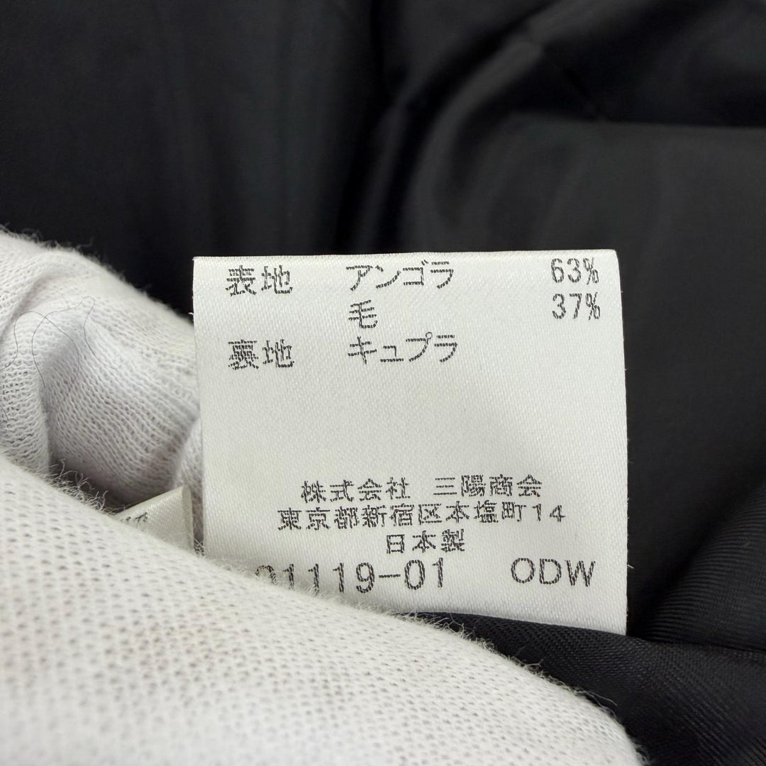 Great BURBERRY LONDON coat Logo button, long length black Angola Women 36