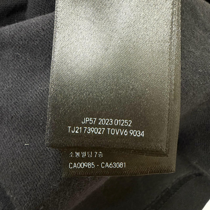 Pristine BALENCIAGA Long-sleeved T-shirt Arm logo embroidery