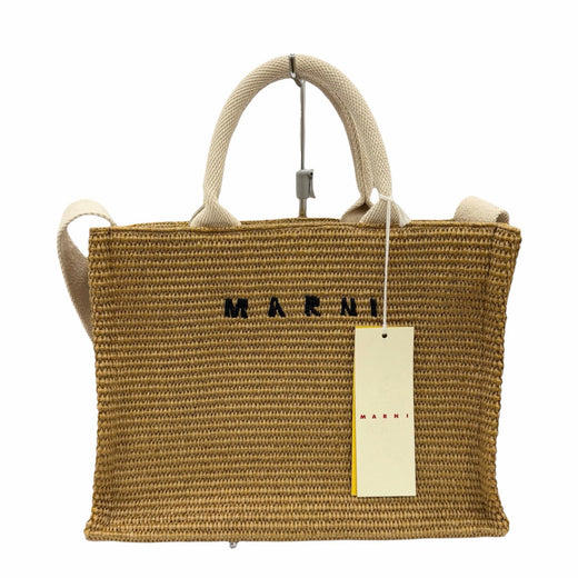 Pristine MARNI Tote Bag Natural Tote Bag Small Women SHMP0077U0