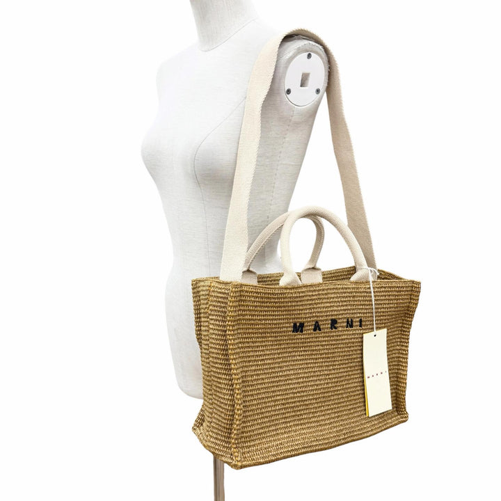 Pristine MARNI Tote Bag Natural Tote Bag Small Women SHMP0077U0