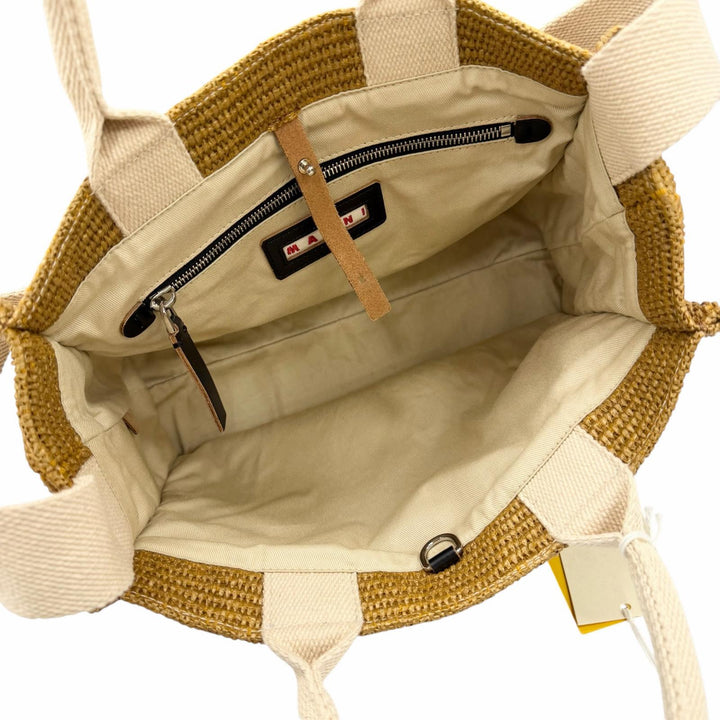 Pristine MARNI Tote Bag Natural Tote Bag Small Women SHMP0077U0