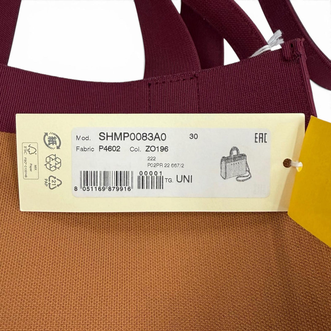 Pristine MARNI Tote Bag Logo Jacquard 2-Way Shoulder Bag polyester SHMP0083A0