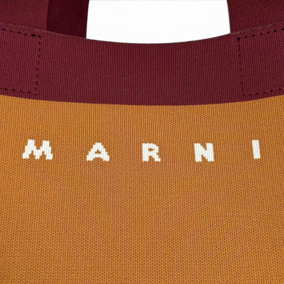 Pristine MARNI Tote Bag Logo Jacquard 2-Way Shoulder Bag polyester SHMP0083A0