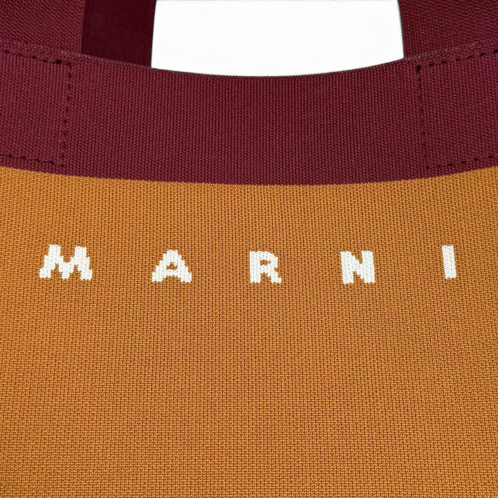 Pristine MARNI Tote Bag Logo Jacquard 2-Way Shoulder Bag polyester SHMP0083A0