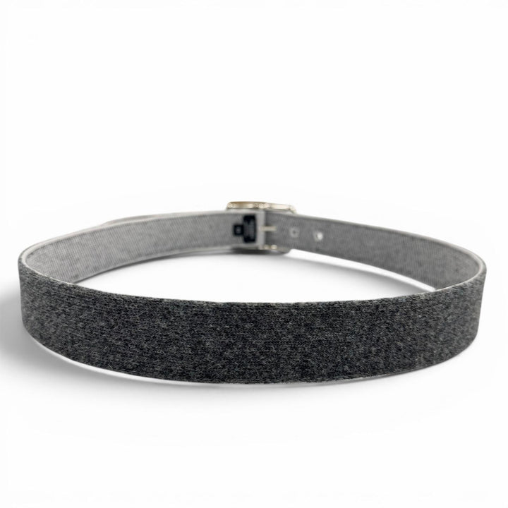 Excellent HERMES belt Cape Cod 32 Woolly Pin buckle gray mens