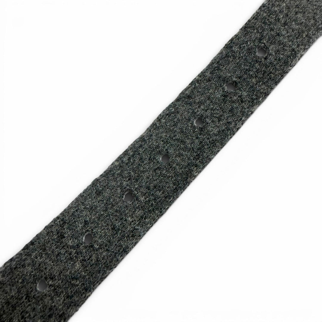 Excellent HERMES belt Cape Cod 32 Woolly Pin buckle gray mens
