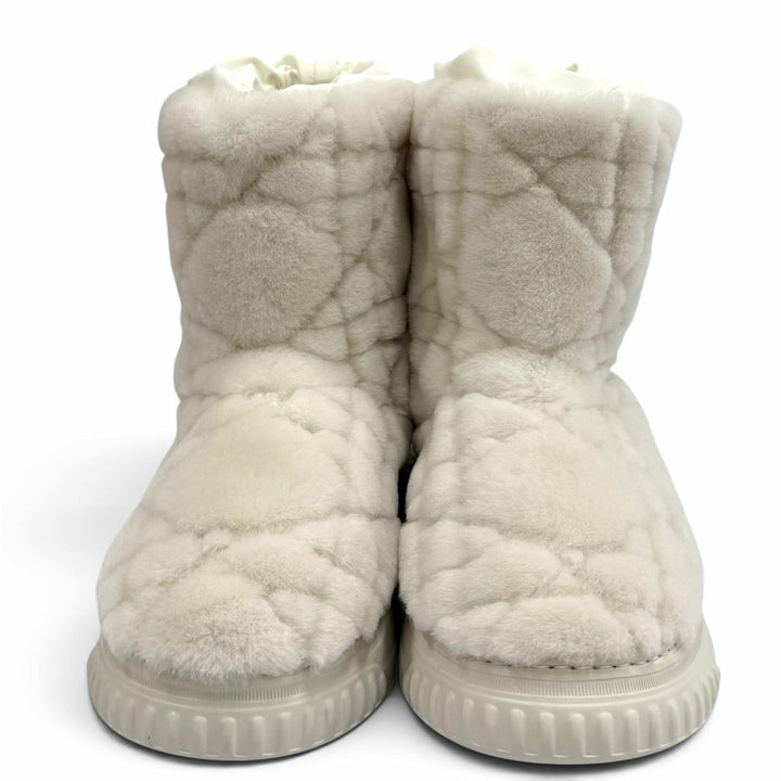 Very Good Christian Dior short boots DIOR FROST off white Mouton 36 KCI992SKK