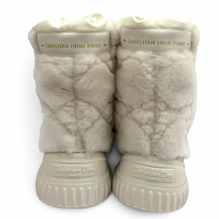 Very Good Christian Dior short boots DIOR FROST off white Mouton 36 KCI992SKK