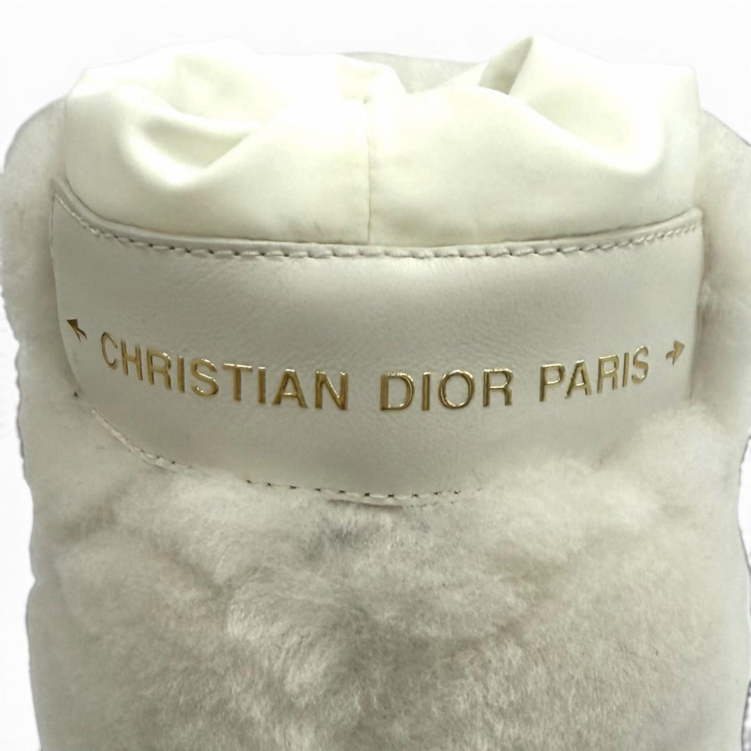 Very Good Christian Dior short boots DIOR FROST off white Mouton 36 KCI992SKK