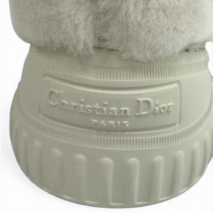 Very Good Christian Dior short boots DIOR FROST off white Mouton 36 KCI992SKK